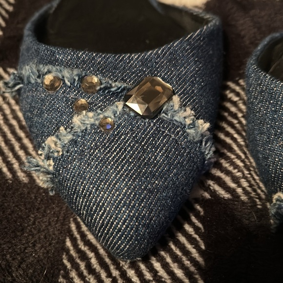 7 for All  Mankind Made in Italy Denim Flat Size 7.5M - Picture 2 of 5